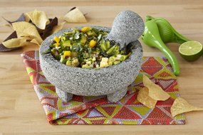 IMUSA USA Granite Molcajete Spice Grinder, 6-Inch, Gray N2