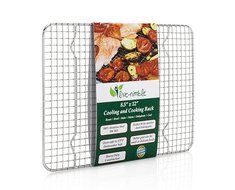 Live-Nimble Premium 100% Stainless Steel Cooling Rack Also Cooks, Roasts, Grills to 575&deg;F. Heavy Duty Wire Grid...