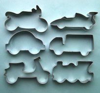 LAWMAN various of vehicle race car train motorbike fondant pastry baking cookie cutter set