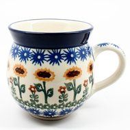 Polish Pottery Ladies Bubble Mug #1207