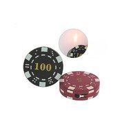 REFILLABLE HANDHELD POCKET LIGHTERS POKER CHIP PACK OF 1