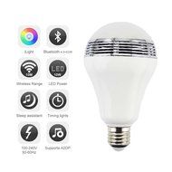 Alrite LED RGB Color Bulb Light E27 Bluetooth Speaker Dimmable Multicolored Color Changing Music Bulb Xmas Parties... N4