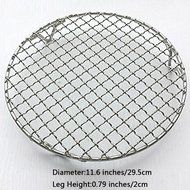 Loghot Multi-Purpose Round Stainless Steel Cross Wire Round Steaming Cooling Barbecue Racks/Carbon Baking Net/... N4