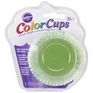 Wilton ColorCup Standard Baking Cups, 36-Pack, Green Ombre