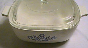 Corning Cornflower Blue 1 Qt. Casserole with Glass Lid N2