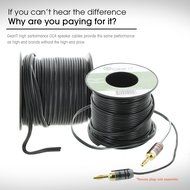 14AWG Gauge Speaker Wire, GearIT Pro Series 14 AWG Gauge Speaker Wire Cable (100 Feet / 30.48 Meters) Great Use... N3
