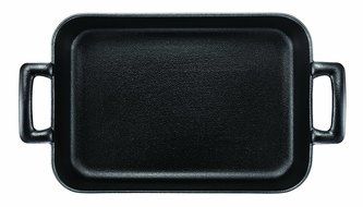 Revol USA Belle Cuisine Roasting Dish, 17.25 by 12.5-Inch, Black