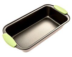 Bakeware Set -Premium Nonstick Baking Pans -Set of 4- ligh green Silicone Handles includes a Pie Pan, a Square... N4