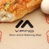 [ VFAD ] Baking Mat Set, FDA Non Stick Silicone Baking Mat With Measurements For Toaster Oven 2 Pcs Half Sheet... N3