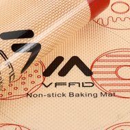 [ VFAD ] Baking Mat Set, FDA Non Stick Silicone Baking Mat With Measurements For Toaster Oven 2 Pcs Half Sheet... N4