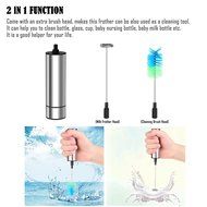 Powstro Handheld Electric Milk Frother,Stainless Steel Milk Frother Foamer Blender Espresso Cappucino Latte Maker... N6