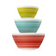 Pyrex Vintage Charm Memory Lane 3 Piece Mixing Bowl Set, inspired by Pyrex