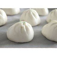 Silicone Steamer Non-Stick Pad Round Dumplings Mat Steamed Buns Baking Pastry Dim Sum Mesh home Kitchen Cooking... N7