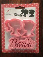 Barbie and ken Cookie Cutter Mold Cupcake Birthday Party Favor Set N2