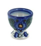 Polish Pottery Forget Me Not Egg Cup