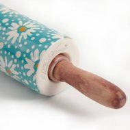 The Pioneer Woman Flea Market Floral Decal Rolling Pin with Wood Handle N2