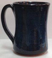 Handmade pottery large Coffee Mug 14 holds 14 ounces.