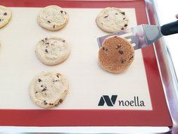 Silicone Baking Mats By Noella Set of 2 Non Stick, Non Skid, Heat Resistant Pastry Mats Work As Cookie Sheets... N4