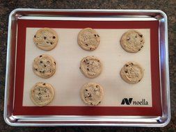 Silicone Baking Mats By Noella Set of 2 Non Stick, Non Skid, Heat Resistant Pastry Mats Work As Cookie Sheets... N5