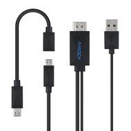 Aibocn MHL Kit Universal MHL Micro USB to HDMI Cable 6.5 Feet/2M 1080P HDTV Adapter for Samsung Galaxy S5 S4 S3...