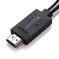 Aibocn MHL Kit Universal MHL Micro USB to HDMI Cable 6.5 Feet/2M 1080P HDTV Adapter for Samsung Galaxy S5 S4 S3... N5