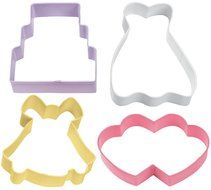 Wilton Baby Theme Cookie Cutter 4 Piece Set N3