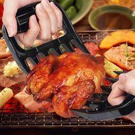 Foreasy New 5 Kinds BBQ Tool Sets,1 Pair Silicone Oven Mitts,1 Pair Meat Claws,1 BBQ Grill Thermometer,1 Pot Holder... N6