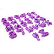 MyPhone Designs - Funky Uppercase Purple Alphabet Letters (26 pcs) And Numbers (10 pcs) Fondant Plastic Cookie... N3