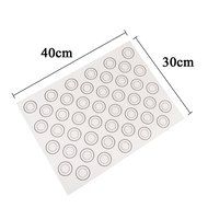 inkint 44 Circle Silicone Fiberglass Macaron Baking Mat Baking Mold Macaron Making Sheet with FDA Safety Standard... N6