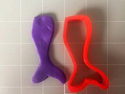 Mermaid tail Cookie Cutter (3 Inch) N2