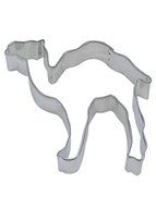 CybrTrayd R&amp;M Camel Tinplated Steel Cookie Cutter and Cookie Recipe, 4-Inch, Silver, Bulk Lot of 12