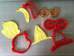 Curious George Inspired Cookie Cutter Set