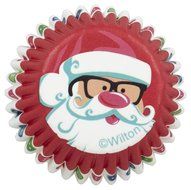 Wilton 415-2616 100 Count Christmas Sweet Holiday Sharing Baking Cups, Mini N2