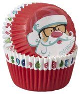 Wilton 415-2616 100 Count Christmas Sweet Holiday Sharing Baking Cups, Mini N3