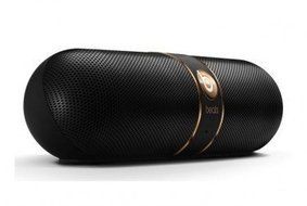Beats by Dr. Dre Pill 2.0 Portable Wireless Bluetooth Speaker w/3.5mm Auxiliary Jacks &amp; Case (Black &amp; Gold Pill... N2