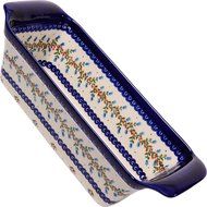 Polish Pottery Ceramika Boleslawiec-1207/166, Bread Meatloaf Baker, 12-3/4 by 5-3/8-Inch