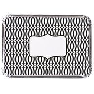 Simply Baked Large Baking and Take-out Pan, Disposable, Oven &amp; Freezer Safe Foil Pan with Paper Lid (pack of 4... N5