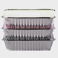 Simply Baked Large Baking and Take-out Pan, Disposable, Oven &amp; Freezer Safe Foil Pan with Paper Lid (pack of 4... N6