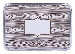 Simply Baked Large Baking and Take-out Pan, Disposable, Oven &amp; Freezer Safe Foil Pan with Paper Lid (pack of 4... N13