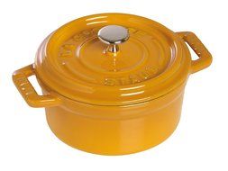 Staub Pico cocotte round 10cm mustard 40510-636