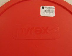 Pyrex Red Plastic Lid for 2.5 Quart Round Mixing Bowl N3