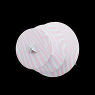 Adorox 12" 3 Tier Cardboard Cup Cake Holder Stand Tower (Round or Squared) Assorted colors (Black (1 pcs) Square) N11
