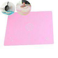 Tobway Large Massive Pastry Fondant Silicone Work Rolling Baking Mat with Measurements GJD01,Blue N3