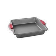 Nordic Ware Freshly Baked Square Cake Pan, 9", Metallic
