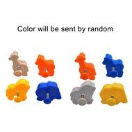 niceeshop(TM) Animal Shape Cake Fondant Plunger and Cutter (Set of 4,Random Color) N8