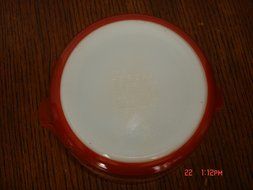 Vintage Pyrex Autumn Harvest Wheat Cinderella Bowl with Lid N6