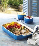 Le Creuset Stoneware 7-by-5-Inch Rectangular Dish, Marseille N2