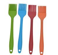 Bekith Silicone Pastry Brushes, Basting Brush and Basters with Solid Core, Set of 4 N2