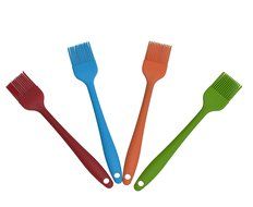 Bekith Silicone Pastry Brushes, Basting Brush and Basters with Solid Core, Set of 4 N3