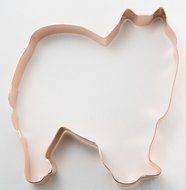 American Eskimo Dog Copper Cookie Cutter
